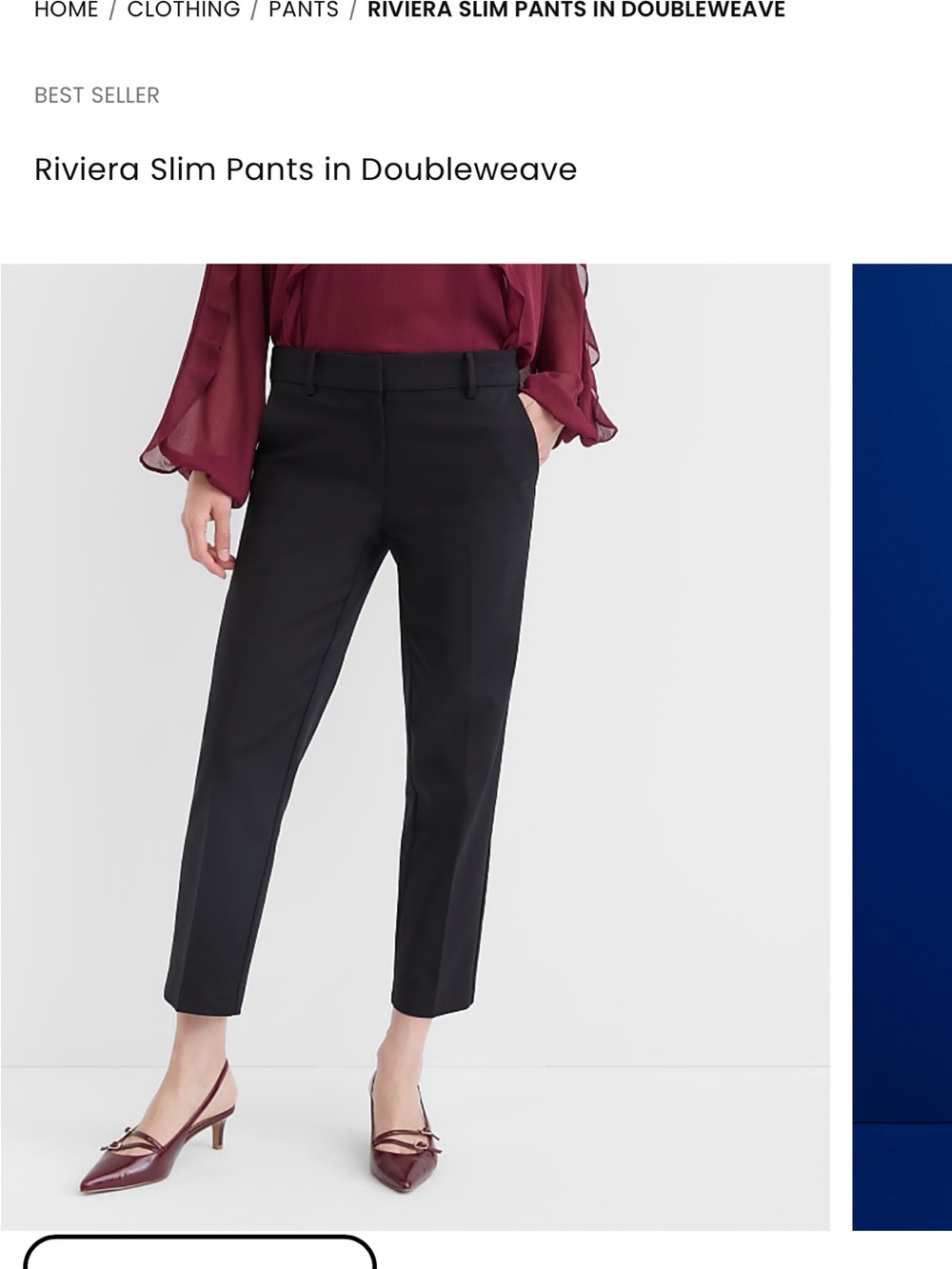 Loft Slim Pants in Black